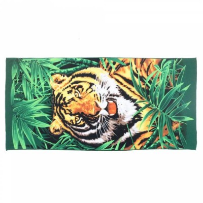 Cheap Custom Adults Luxury Polyester Sublimation Printed Large Towel Bath Towel 600gsm